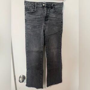Zara Charcoal Gray Denim Jeans